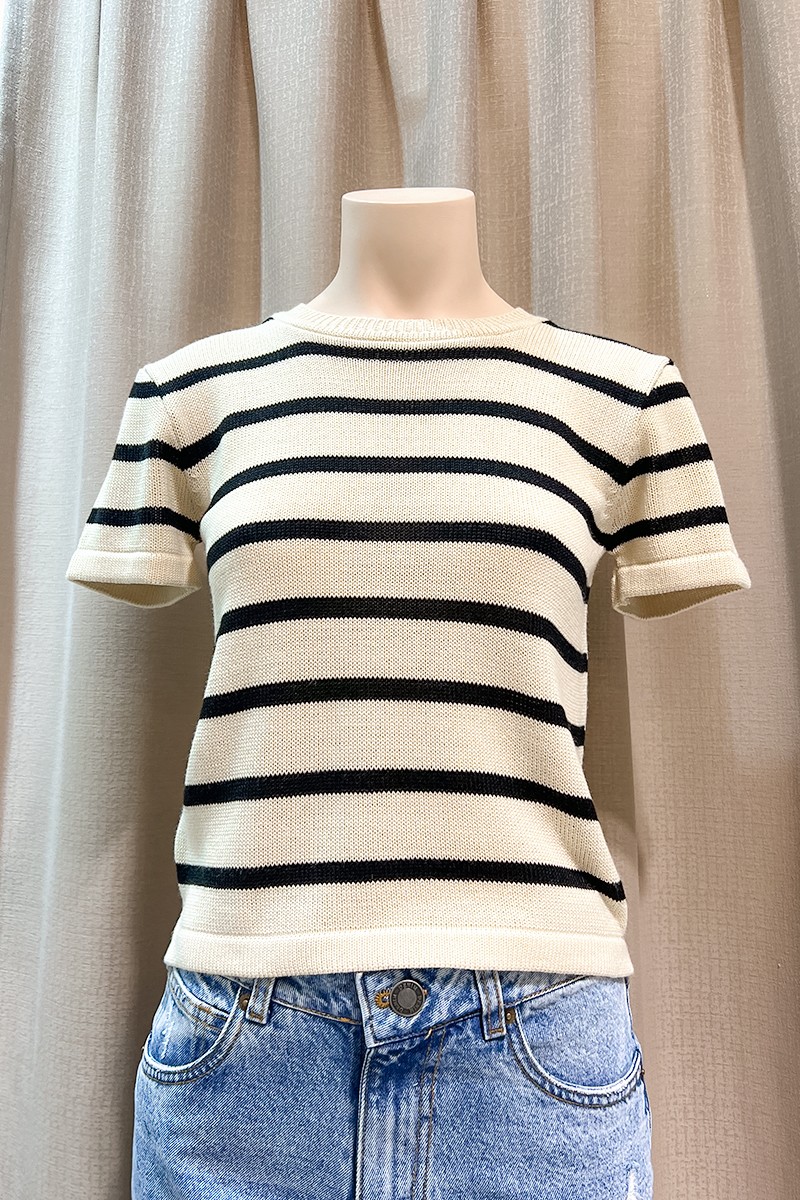 TOP LINEAS LARGO BEIGE