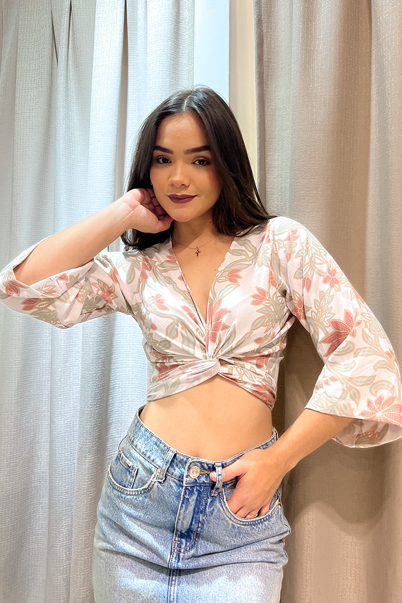 BLUSA MANGAS PERLA